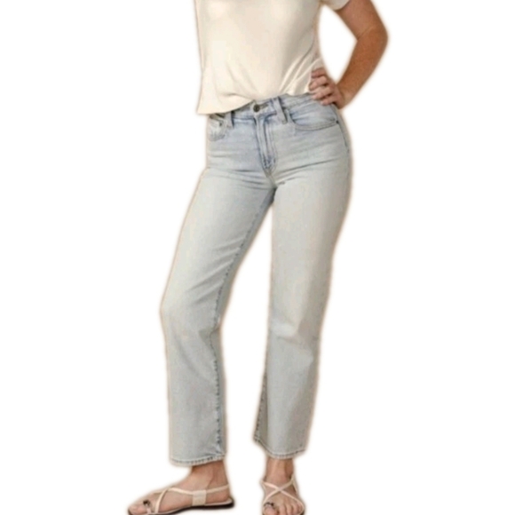 Edwin Denim - EDWIN Bree Crop Slim Straight In Outcast Blue Size 26